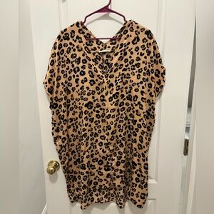 Karlie leopard dress/tunic